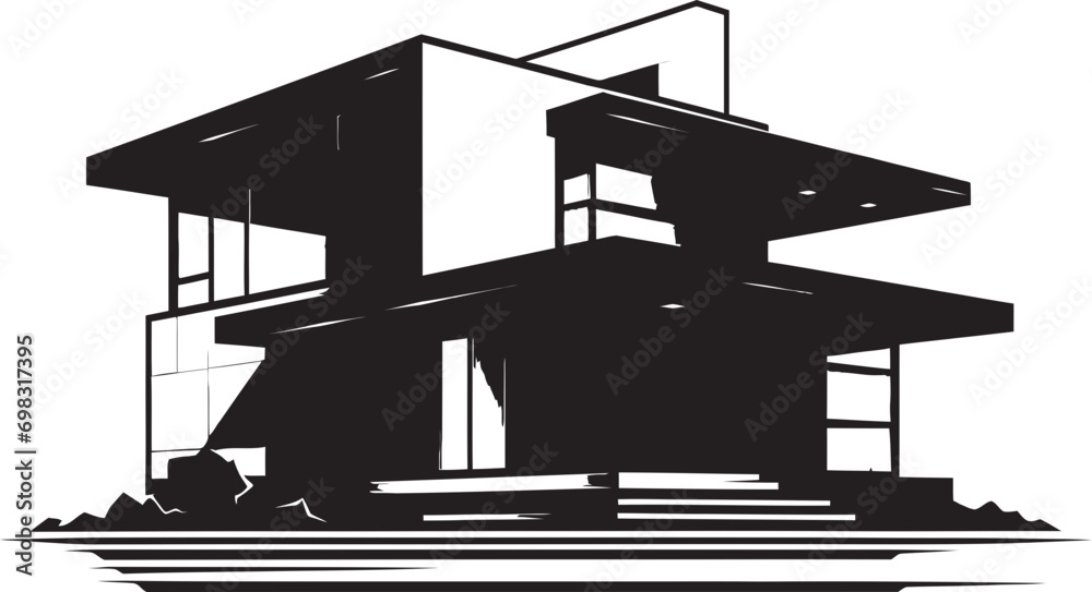 Innovative Residence Symbol Property Idea Vector Icon Urban Housing Emblem Modern Property Design Vector Icon Innovative Residence Symbol Property Idea Vector Icon Urban Housing Emblem Modern Property Design Vector Icon