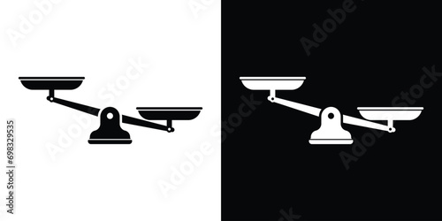Photos set of silhouettes of kitchen utensils, scaler