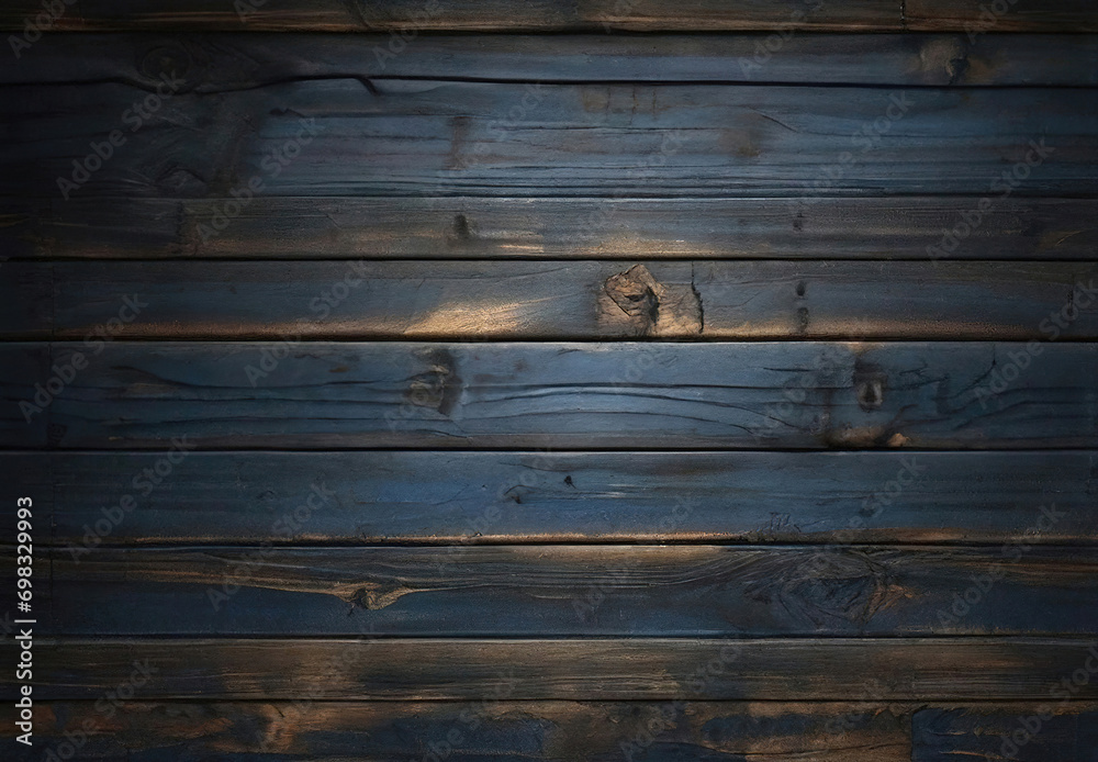 Fototapeta premium blue and grey and black and brown wood wall wooden plank board texture background