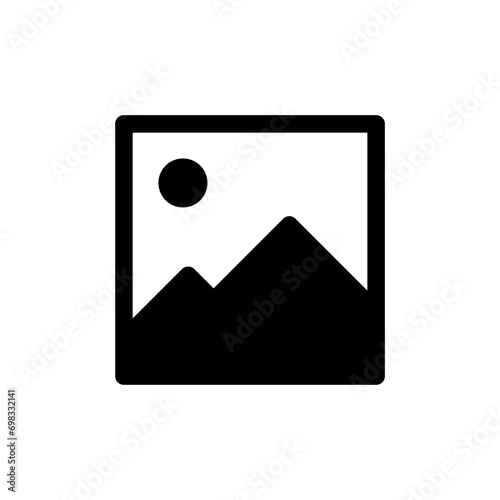gallery icon vector, silhouette of an image, Photo album icons. web vector icon