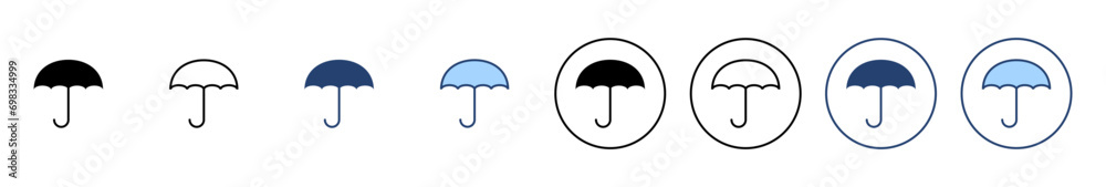 Umbrella icon vector. umbrella sign and symbol Umbrella icon vector. umbrella sign and symbol