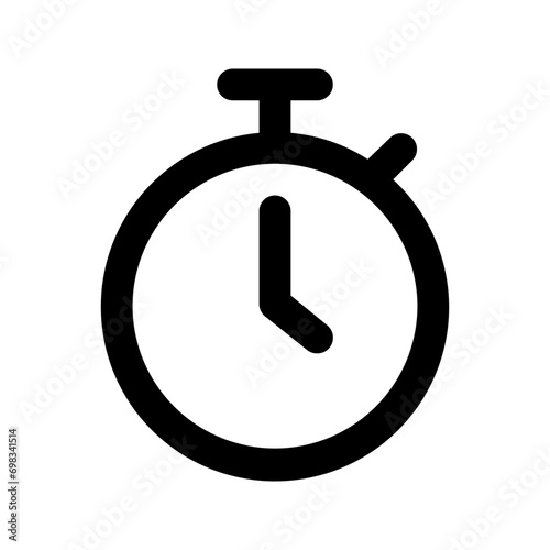stopwatch line icon