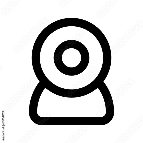 webcam line icon