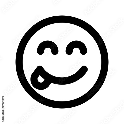 yummy line icon