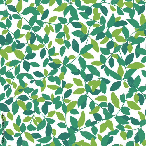Seamless pattern with beautiful plants perfect for textiles,