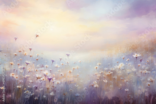 Nature plant summer meadow background floral flower flora field spring blossom