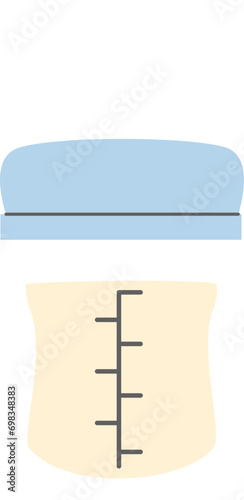 Breastfeeding equipment, breast pump Illustration 