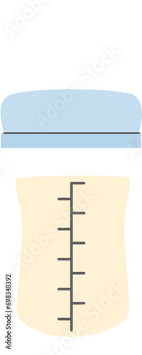 Breastfeeding equipment, breast pump Illustration 
