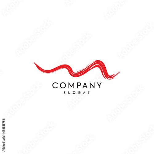 flow abstract m letter logo design timeless emblem brand identity logotype abstract minimalist monogram typography vector logo