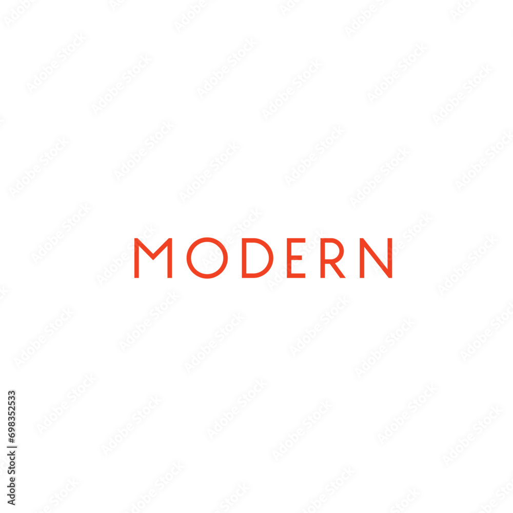 Modern logo design timeless emblem brand identity logotype abstract minimalist monogram typography vector logo