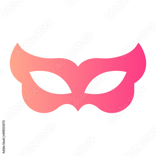 eye mask Gradient icon