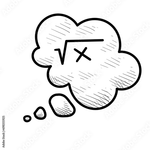 algebra handdrawn illustration