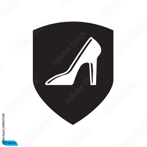 Highheels icon design vector graphic of template, sign and symbol