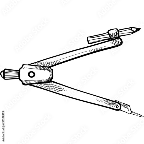measuring term handdrawn illustration