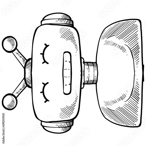 robotics handdrawn illustration