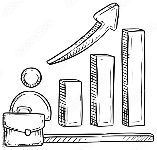 advancement handdrawn illustration