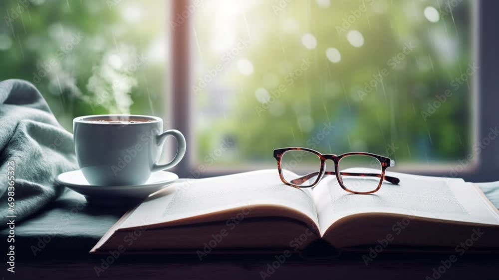 cup of coffee and book cup of coffee and book