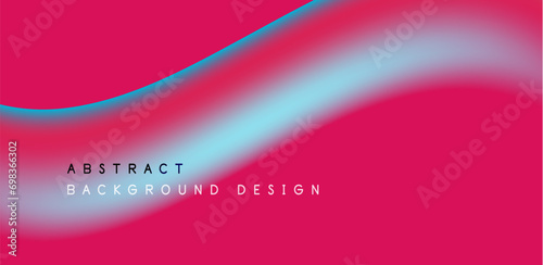 Abstract vector backdrop with fluid, geometric elements. Harmonious blend of form and color, evoking dynamic and captivating visual landscape for wallpaper, banner, background, landing page