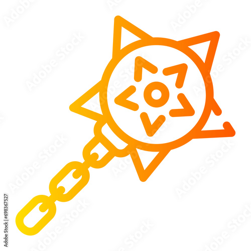 mace Line Gradient Icon