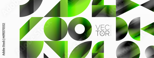 Geometric minimalism with triangles and circles. Blend of basic shapes creating serene, visually pleasing compositions. Wallpaper, banner, background, landing page, wall art, invitation, prints