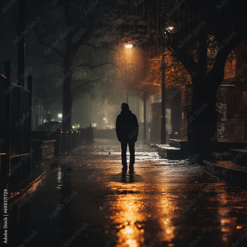 Generative AI, Lonely Shadow in the Rainy Streets Generative AI, Lonely Shadow in the Rainy Streets