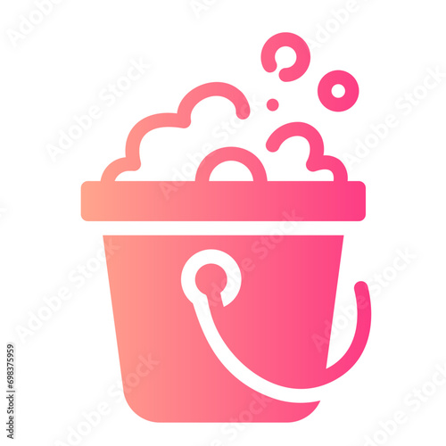 bucket Gradient icon