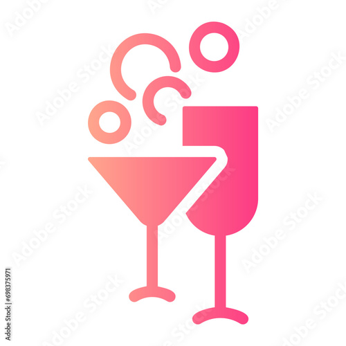 glasses Gradient icon