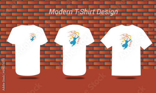 clothing brand, typography t-shirt, streetwear or trendy design for business