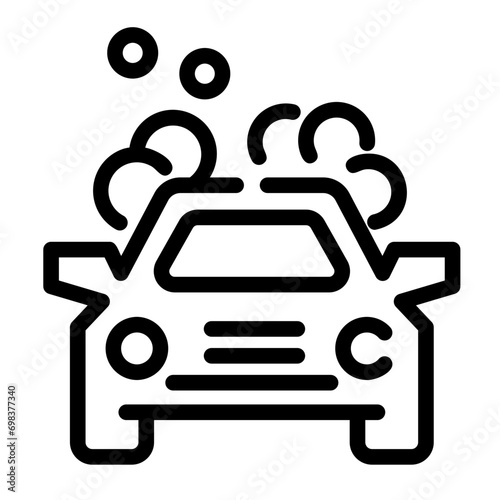 car wash Line Icon