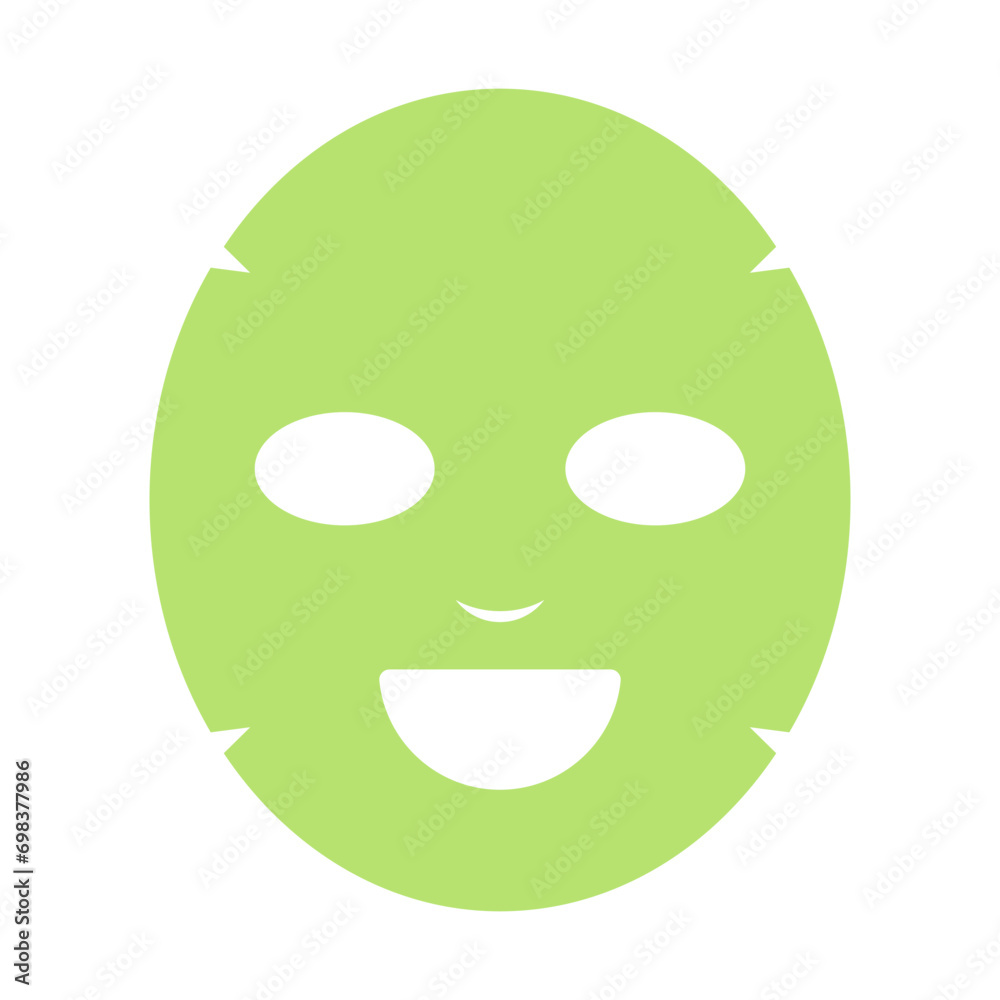 Fototapeta premium Mask Skincare Illustration