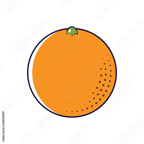 Orange Icon Free Vector Fruit
