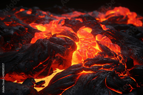 Volcanic lava, Big Island