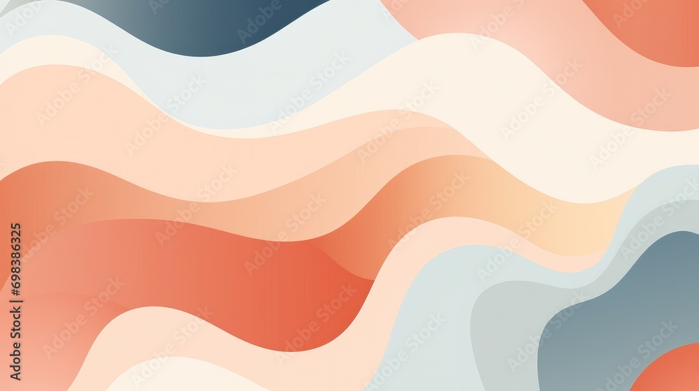 Minimalistic abstract shapes in a soothing vector pattern. Minimalistic abstract shapes in a soothing vector pattern.