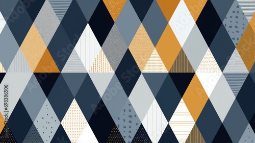 Geometric patterns inspired by Scandinavian textiles.