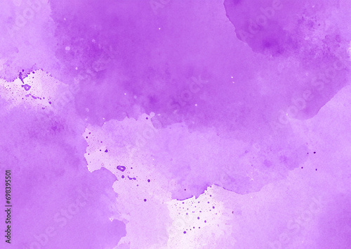 綺麗な紫の水彩背景テクスチャー