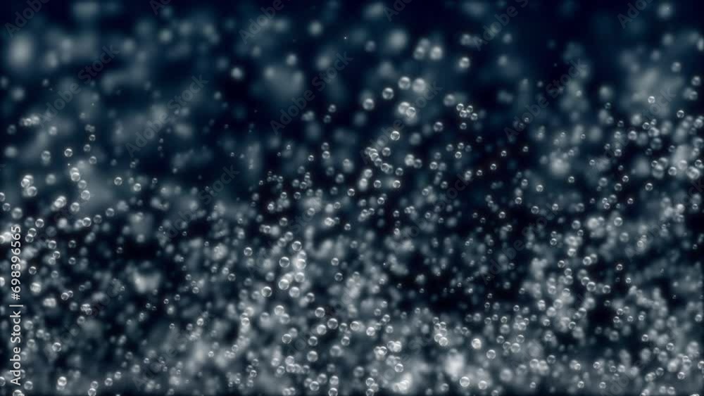 Thousands of air bubbles form an elegant, gently bokeh. Thousands of air bubbles form an elegant, gently bokeh.