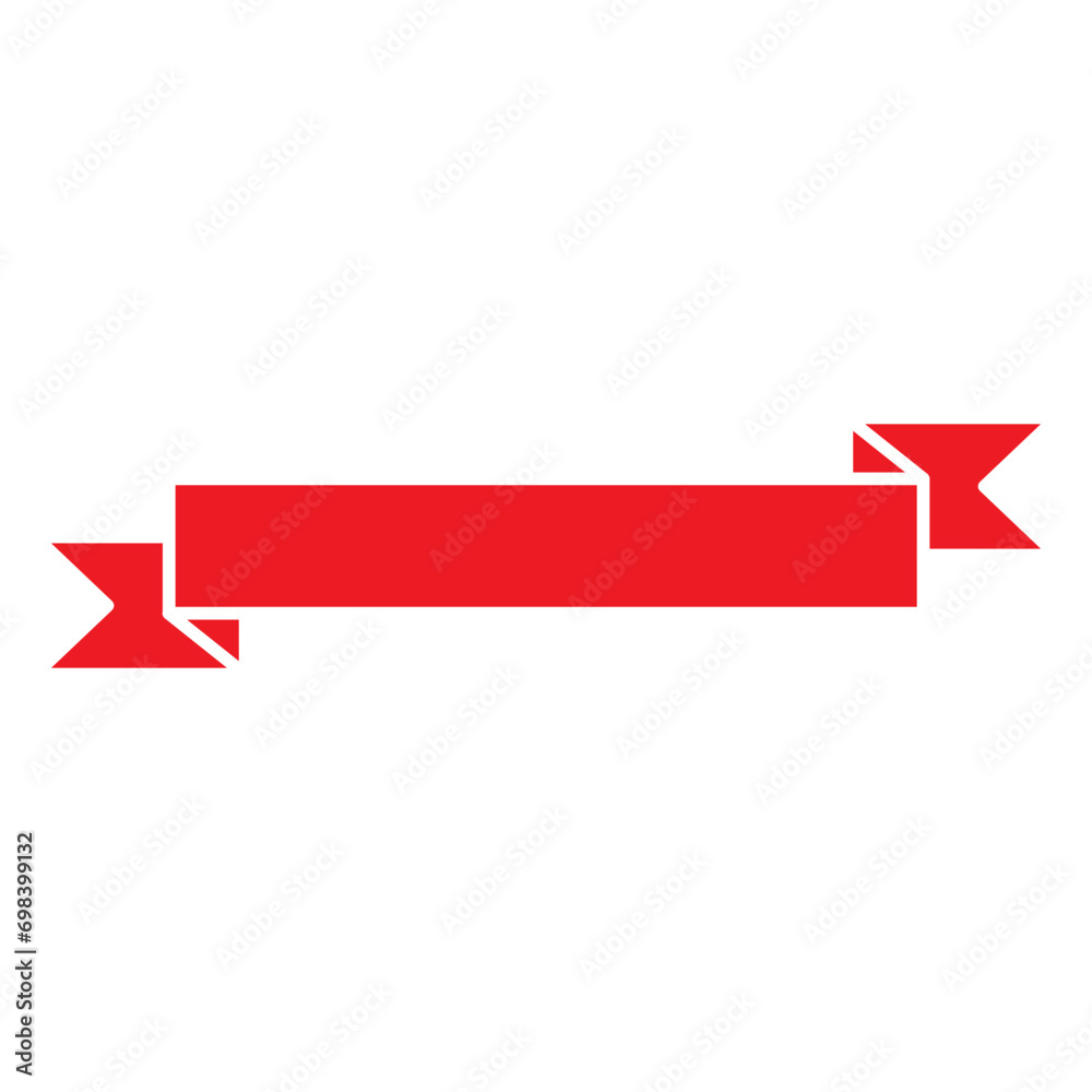 Red ribbon ornament Red ribbon ornament
