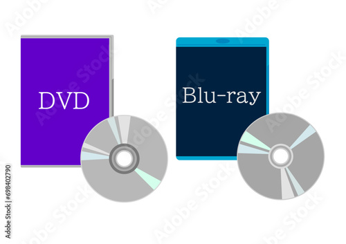パッケージ版のDVDとBlu-ray
