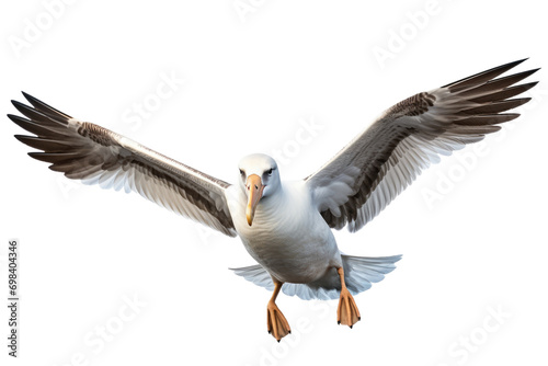 Flying Albatross Render Isolated on Transparent Background photo