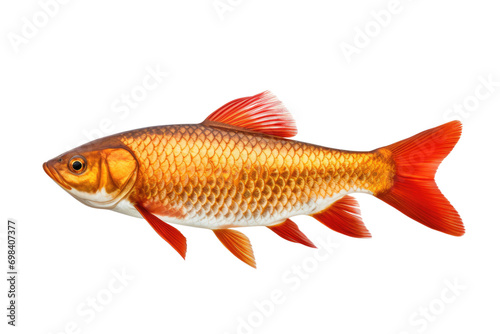 Colorful Aquarium Fish Presentation Isolated on Transparent Background