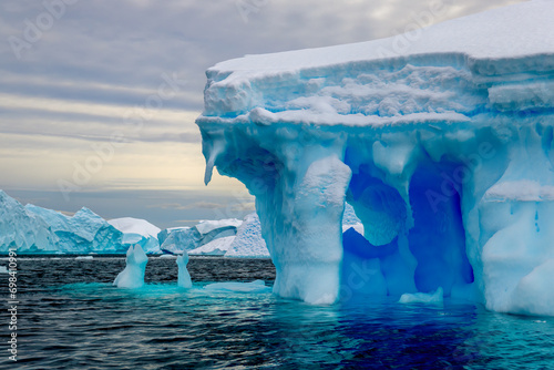 A melting iceberg, Pleneau Island, Antarctica  photo