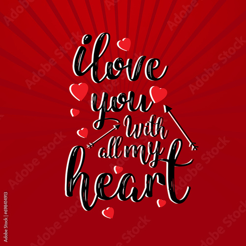 Love Card Design Templet