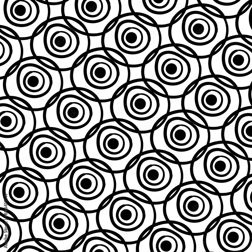 seamless pattern with circles seamless pattern with circles