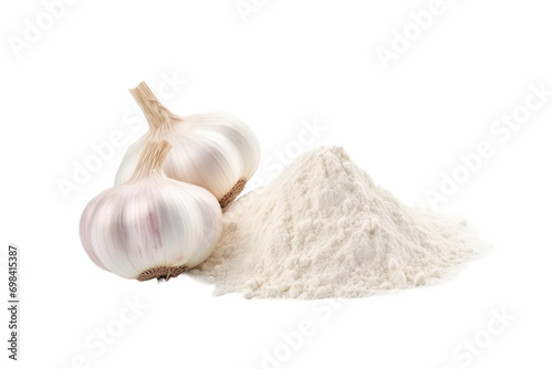 Spice Harmony Garlic Powder Isolated On Transparent Background