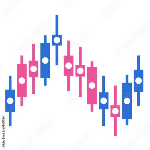 Colorful financial and marketing business charts. data financial graph and diagram. Business data graphs