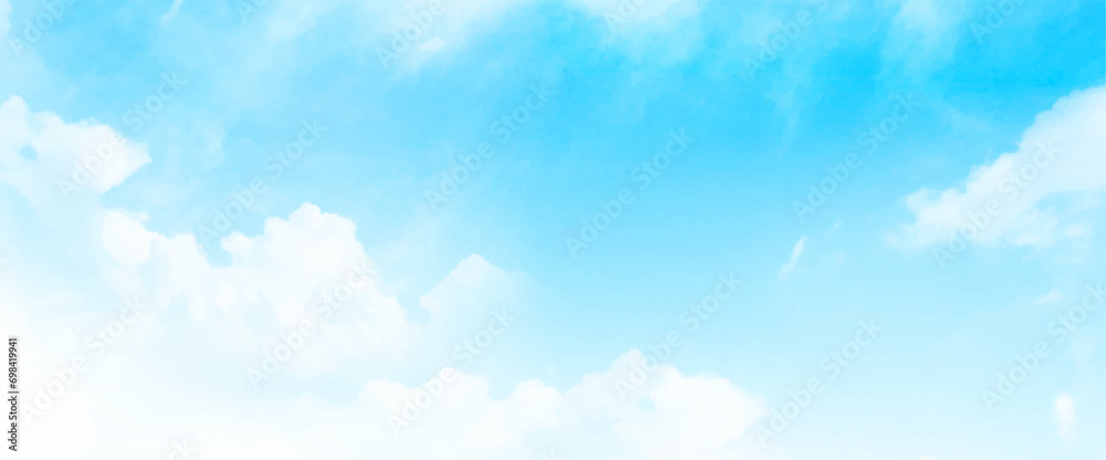 The summer sky is colorful clearing day and beautiful nature in the morning. Cloud background summer. Cloud spring