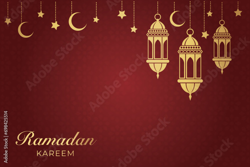 Ramadhan Eid Mubarak background greeting card