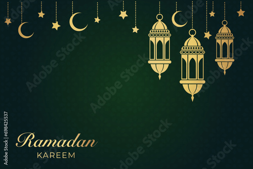 Ramadhan Eid Mubarak background greeting card
