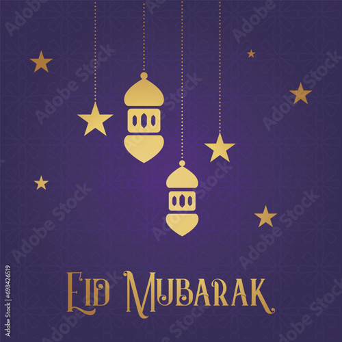 Ramadhan Eid Mubarak background greeting card
