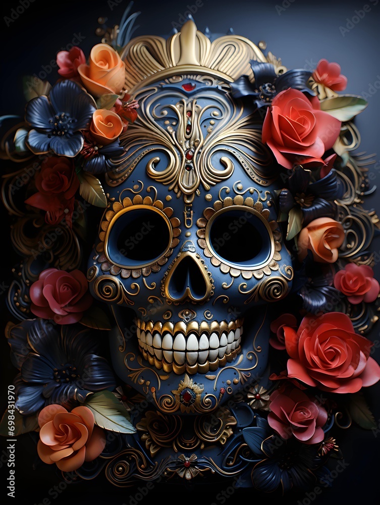 Sugar Skull (Calavera) to celebrate Mexico's Day of the Dead Sugar Skull (Calavera) to celebrate Mexico's Day of the Dead